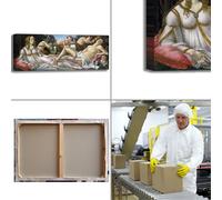 Botticelli Venere e Marte design quadro stampa tela dipinto telaio arredo casa