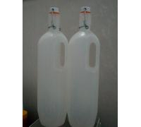 Bottiglia 1' 5 Litro Plastica Con Tappo Vino Acqua per Frigorifero E Camping, 1