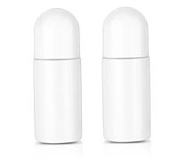 Bottiglia a rullo, rotolamento su bottiglie, 2pcs da 50 ml di bottiglie a rulli vuote ricaricabili, contenitore sfere rulli in plastica prova di perdite, rullo fai-da-te portatile per balsami p