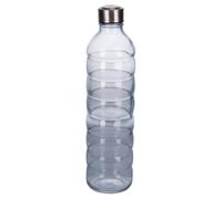 Villa d'Este Home Tivoli 1996 Set 3 Bottiglia acqua 1,25 l in vetro, tappo in plastica PP e acciaio inox, Pool Party