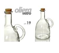 BOTTIGLIA AMPOLLA OLIERA ACETO TAPPO SUGHERO CON MANICO 580ML 19CM VETRO 775000