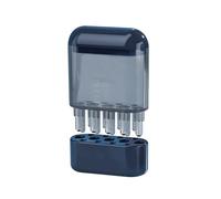 Bottiglia applicatore olio per capelli, applicatore per capelli e cuoio capelluto, massaggiatore per capelli per la crescita dei capelli, olio essenziale per il trattamento dei capelli (2 blu navy)