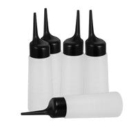 Bottiglia Applicatore per Chioma con Beccuccio Inclinato 160ml | Corpo Trasparente con Segni di Livello, Ricarica Semplice, Distribuzione Uniforme, per Tintura e Salone