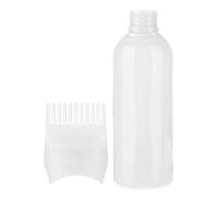 Bottiglia applicatore per pettine di radice,Applicatore per bottiglia di radice,Applicatore per pettine per tinture per capelli - Con bottiglia per tinture per capelli in scala per la tintura corta