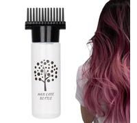 Bottiglia applicatrice per pettine a s - Pettine per bottiglie per capelli da 180 ml | Applicatore per bottiglie per tinture per capelli, acqua, liquido, olio, pettine per s, prodotti per la