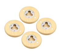 Bottiglia Apritore,4pz Acciaio Inox con Legno Maniglia #2
