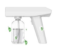 Bottiglia atomizzatore ricaricabile senza fili, flacone spray da 250 ml con luce blu, spruzzatore elettrico per la pulizia di casa e auto, spruzzatore per la rimozione della polvere, per abbigliamento