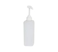 Bottiglia con Dosatore Preciso Dispenser, 1000ML Pompa 10cc | Trasparente, Graduato, Bottiglia con Pompa, per Cu, Caffetteria, Bar, operatori di bar, Ristoratori