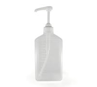 Bottiglia con Dosatore Preciso Dispenser, 1600ML 8cc Pompa | Trasparente, Graduato, Flacone Dosatore, per Bar, operatori di bar