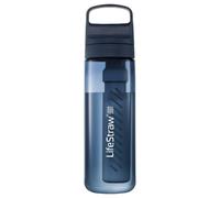 Bottiglia con filtro d'acqua Lifestraw Go 2.0, Mare Egeo, 650 ML, blu scuro 650ml Aegan Sea