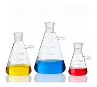 Bottiglia con filtro triangolare for matraccio conico standard da laboratorio da 1 pz con bottiglia con filtro for ugello(Caliber 19,3000ml)