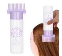 Bottiglia con pettine - Pettine per olio per capelli 180 ml,Bottiglia di olio per capelli per tintura per capelli, acqua, liquido, olio, prodotti per la colorazione dei capelli, Salone della casa