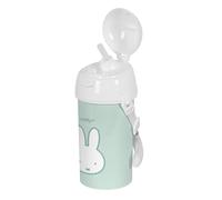 Bottiglia con Tappo e Cannuccia Miffy Menta Menta PVC 500 ml