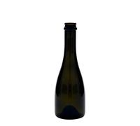 Bottiglia da 330 ml per birra/spumante 'Tosca', vetro, verde antico, bocca: tappo corona