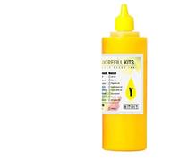 Bottiglia da 500 ml compatibile con i materiali di consumo della stampante C17590 C20590 M21000 C20600 C20750 C21000 Kit di ricarica di inchiostro pigmentato per il numero di parte(1PC-Yellow)