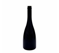 Bottiglia da 750 ml per birra/spumante 'Tosca', vetro, verde antico, bocca: tappo corona