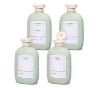Bottiglia da viaggio con chiusura a scatto - Bottiglie da spremitura a prova di perdite e ricaricabili per shampoo, balsamo, creme, ecc. | Utensile da viaggio leggero in plastica (verde, 260 ML)