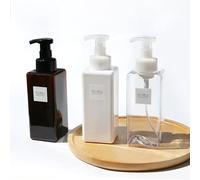 Bottiglia da viaggio con resistente al freddo/al calore (da -20°C a 60°C) trasparente/bianco/marrone/verde scuro da cucina - per corpo Petg per raccordi liquidi 650 ml dispenser di sapone PP schiuma