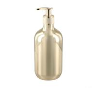 Bottiglia da viaggio da 300 ml, 500 ml, materiale PET per shampoo, balsamo, lozioni, profumo, sapone, prodotti per la pulizia con dispenser a prova di perdite (oro, 300 ml)