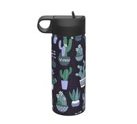 Bottiglia da viaggio ecologica e versatile con stampa di cactus da 510 ml