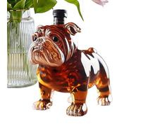 Bottiglia da whisky a forma di animale da uomo, contenitore per liquori in per liquori, bottiglia per bourbon, rum, vodka, tequila, vino rosso, testimoni dello sposo, festa del papà,