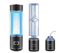 Bottiglia D'acqua All'idrogeno Ionizzatore Generatore Di Acqua Di Idrogeno Con Inalatore E Adattatore Per Flacone Con La Tecnologia SPE PEM Rendi Il Contenuto Di Idrogeno Fino A 4500-5000 PPB 300 Ml(B