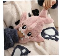 Bottiglia d'acqua calda, bottiglia di acqua calda da 1 litro con peluche per squalo, sacchetto di acqua calda calda a prova di perdite, caldi per le mani per le ragazze invernali per le ragazze inver