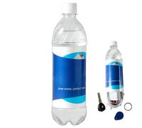 Bottiglia d'acqua con scomparto segreto, nascondiglio con inserto a , per contanti, chiavi e oggetti di valore, ideale per campeggio, viaggi e sicurezza a casa, bottiglia distrazione con fondo
