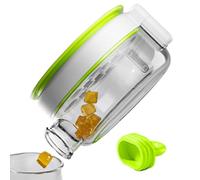 Bottiglia d'acqua con vassoio per il ghiaccio, facile rilascio, portatile, versatile, accessorio da cucina per casa, ristorante, bar, bevande, negozi