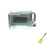 Bottiglia d'acqua da 5-22 litri con rubinetto - Bottiglia d'acqua da campeggio, distributore d'acqua senza BPA con tubo di prolunga e spazzola per la pulizia, serbatoio d'acqua da campeggio da viaggio