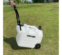 Bottiglia d'acqua da campeggio con contenitore di trasporto di rubinetti per