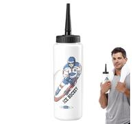 Bottiglia D'acqua Di Hockey - Design Di Spremitura A Perdita, Ugello Esteso | Bottiglia Sportiva Di Grande Capacità, Attrezzatura Per Idratazione Leggera Gratuita Di BPA Per Le Prove Scolastiche