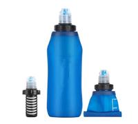 Bottiglia d'acqua filtrata, bottiglia per depuratore d'acqua, filtro acqua da campeggio, borraccia sportiva per viaggi, campeggio, attività all'aria aperta