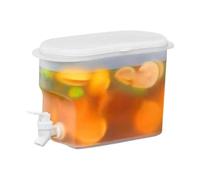 Bottiglia D'acqua For Frigorifero Da 3,5 L, Bollitore, Secchio For Tè Alla Frutta Con Rubinetto, Contenitore For Ghiaccio Freddo, Brocca For Acqua Fredda Di Grande Capacità