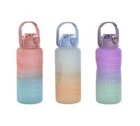 Bottiglia d'acqua Home ESPRIT Azzurro Rosa Turchese Lilla polipropilene PET 2