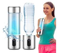 Bottiglia D'acqua Idrogenata, 9000PPB Generatore di Idrogenata con Tecnologia SPE e PEM, 300ml Portatile Bottiglia d'acqua Idrogeno, Ricco di Idrogeno Acqua Ioni Generatore