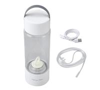 Bottiglia d'acqua idrogeno 380 ml 1500ppb PCTG 5V Coppa del generatore di acqua per membrana portatile per ioni portatili trasparenti per il viaggio di fitness per la casa