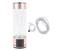 Bottiglia d'acqua idrogeno 400 ml 2 modalità di tipo C 5 V Macchina a ionizzatore idrogeno per idrogeno portatile per uso quotidiano (D'oro)