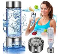 Bottiglia d'acqua idrogeno, macchina portatile idrogeno acqua ionizzatore, generatore di acqua idrogeno, tazza di salute di vetro dell'acqua ricaricabile