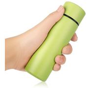 Bottiglia d'acqua in acciaio inox, 150 ml, mini bottiglia termica da caffè, bottiglia per bevande calde, portatile, piccola bottiglia termica, bottiglia d'acqua isolata (verde opaco)