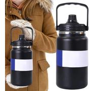 Bottiglia D'acqua Isolata - Acciaio Inossidabile Della Mensa Da Viaggio | Grande Portatile 4L | Viaggio Scolastico Per La Spiaggia Per Campeggio Per Campeggio Escursionistico All'aperto | Conte