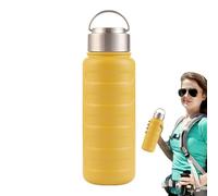 Bottiglia d'acqua isotermica | Borraccia da viaggio in acciaio ,Borraccia portatile 1L impermeabile per multi-attività casa all'aperto escursionismo scuola viaggio campeggio