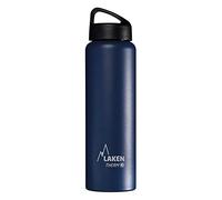 Bottiglia d'acqua Laken Thermo Classic isolamento sottovuoto acciaio inossidabile bocca larga - 1 Litro, Blu
