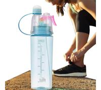 Bottiglia d'acqua nebulizzatore - Bottiglie spray da 600 ml, bottiglia sportiva Stronge | Bottiglia sportiva anticaduta con manico portatile per idratazione e raffreddamento degli sport all'aria