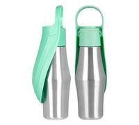 Bottiglia d'acqua per cani - Contenitore per acqua per cani, ciotola di acqua per animali domestici | Distributore d'acqua in acciaio inox, dispenser di acqua da viaggio impermeabile per cani,