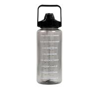 Bottiglia d'acqua per corridore, 2 l, protezione da perdite, sport Cup portatile, indicatore del , tracker, design di capacità, comodo contenitore per il calcio della bicicletta, pic-nick, basket