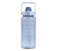 Bottiglia d'acqua per corridore, 2 l, protezione da perdite, sport Cup portatile, indicatore del , tracker, design di capacità, comodo contenitore per il calcio della bicicletta, pic-nick, basket