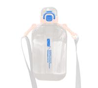 Bottiglia d'acqua piatta da esterno da 750ml con scala, grande capacitÃ , tazza da ufficio