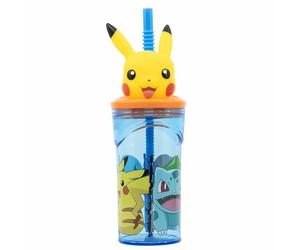 Bottiglia d'acqua Pokémon Multicolore PVC Plastica 360 ml 9 x 23 x 6 cm