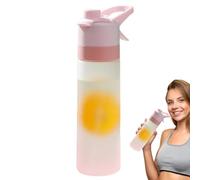 Bottiglia d'acqua portatile con nebulizzatore - 650 ml, ideale per palestra, corsa, ciclismo e sport all'aria aperta | contenitore riutilizzabile per acqua fitness, distributore d'acqua ermetico